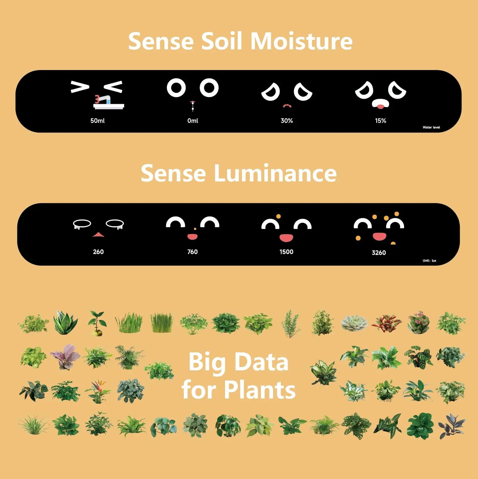 Smart Pet Planter Robot Guidance on Plant Care with Emojis