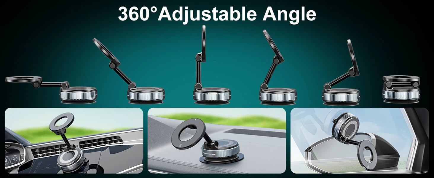 Vacuum Suction Magnetic Phone Holder