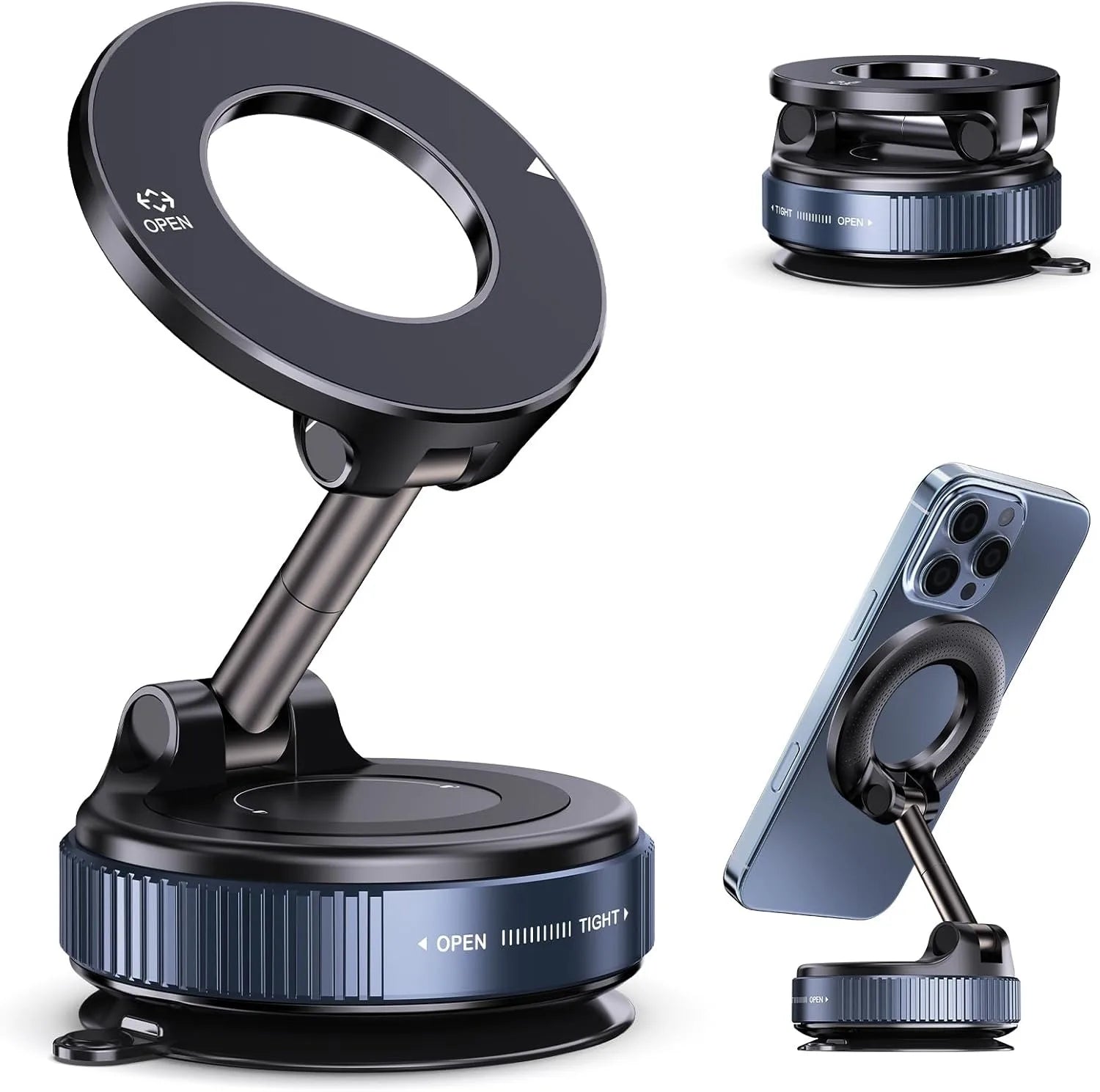 Vacuum Suction Magnetic Phone Holder