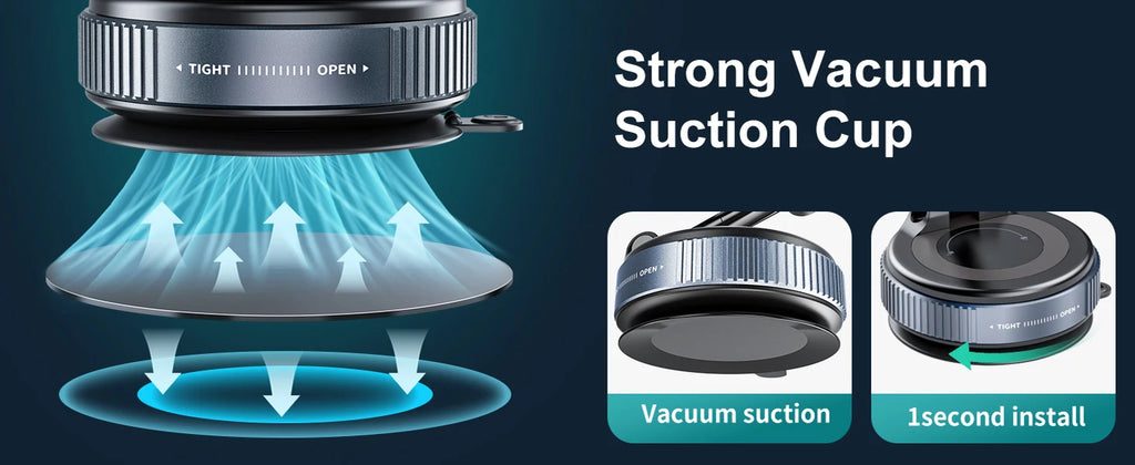 Vacuum Suction Magnetic Phone Holder