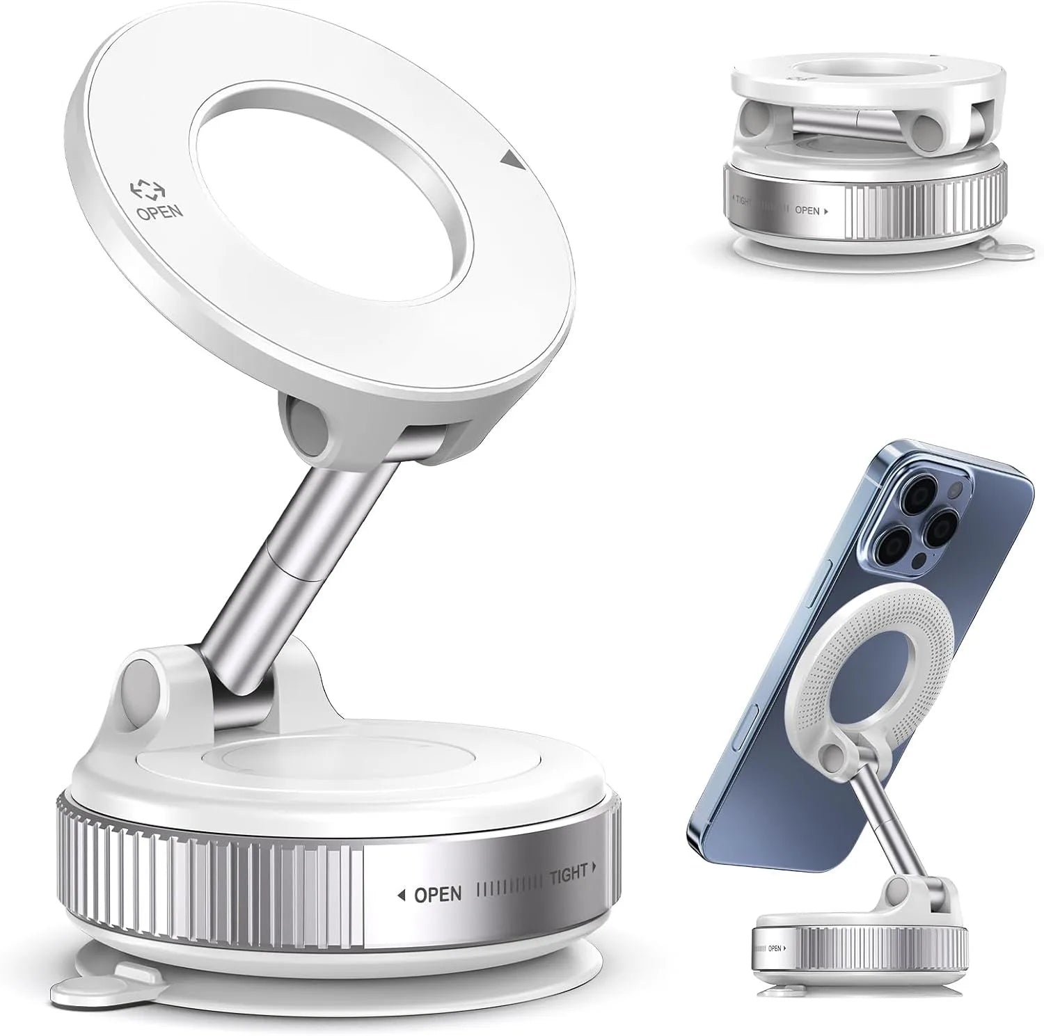 Vacuum Suction Magnetic Phone Holder